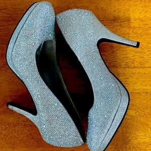 Sliver slippers dim and shoes